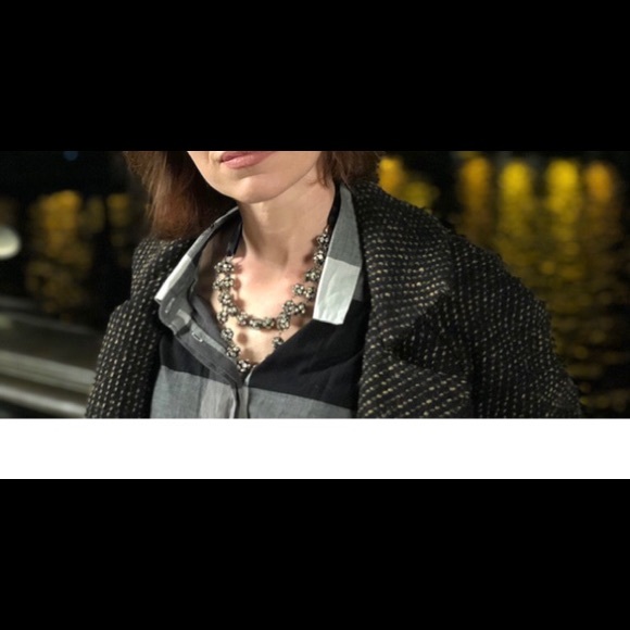 Tweed boxy designer coat - Picture 6 of 6